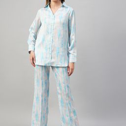 Chemistry Abstract Printed Shirt With Trousers-image-9