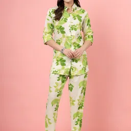 Clora Creation Floral Printed Shirt With Trouser-image-85