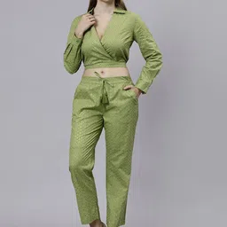MINGLAY Printed Pure Cotton Top & Trousers Co-Ords-picture-18