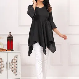 UNBIND Pure Katha Cotton Top With Trouser Co-Ords-image-57