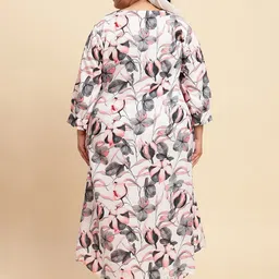 Sringam Printed Square-Collar Tunic With Trouser Co-Ords image 4