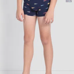U.S. Polo Assn. Boys Pack Of 2 Printed Cotton Spandex OKT01 Trunks-image-48