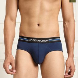 MODERN CREW Men Pack of 2 CoolSense Cotton Briefs-picture-31