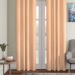 Cortina Peach-Coloured 2 Pcs Long Door Curtains-32