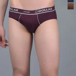 Dollar  Pack Of 3 Assorted Basic Briefs MLHBR-02-AST2-PO3-Assorted-picture-4