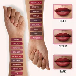 SWISS BEAUTY Ultra Smooth Matte Lip Liquid Lipstick - Ruby Red image 2