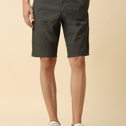 Allen Solly Men Geometric Printed Slim Fit Mid-Rise Cotton Regular Shorts-picture-21