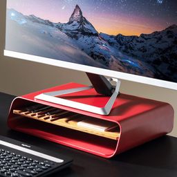 DailyObjects Mesa Red Monitor Stand-image-34