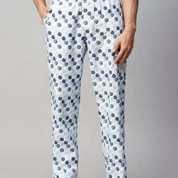 URBAN SCOTTISH Men Printed Pure Cotton Lounge Pants-image-35