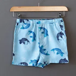 The Lion and The Fish Boys Conversational Printed Mid-Rise Shorts-picture-35