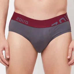 Zoiro Men Colourblocked Mid Rise Basic Briefs ZO-BRI-31-NIWW-S-1PC-picture-17