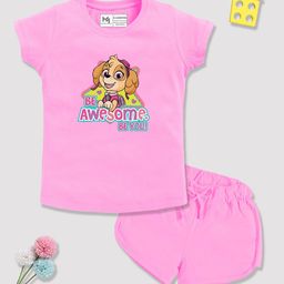 YK X Minute Mirth Infant Girls Paw Patrol Printed T-shirt with Shorts-picture-46