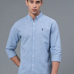 Red Tape Button-Down Collar Regular Fit Pure Cotton Casual Shirt-image-69