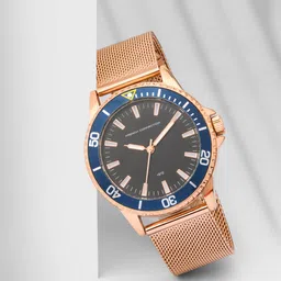 French Connection Men Dial & Stainless Steel Bracelet Style Straps Analogue Watch FCE23RGM-17