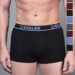 Dollar Bigboss Men Solid Pack of 10 Shuffle Intellisoft Cotton Modal Trunk-image-16