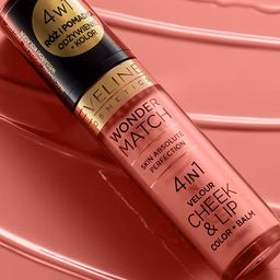 eveline cosmetics Eveline Wonder Match 4 in 1 Lip & Cheek Lipstick - 4.5 ml Shade - 02 image 4