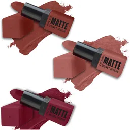 ForSure Set of 3 Intense Matte Velvet Touche Lipsticks 3.5g Each - Shade 304, 308, 306-17