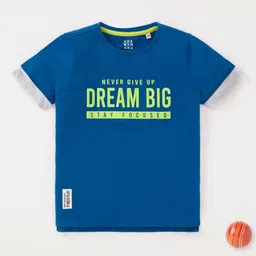 Ed-a-Mamma Boys Typography Printed Sustainable Cotton T-shirt-picture-21