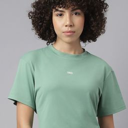 MKH Round Neck Short Sleeves Dri-FIT Yoga Sports Crop T-shirt-picture-19