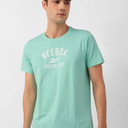 Reebok Slim-Fit Typography Printed T-Shirt-image-74
