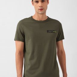 Reebok Slim-Fit Round Neck Pure Cotton T-Shirt-image-41