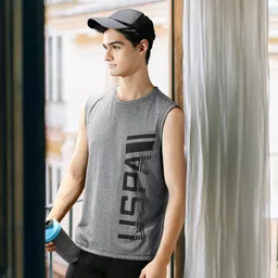 U S Polo Assn Typography Printed Athleisure Lounge T-Shirt-image-26
