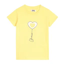 Cantabil Girls Graphic Printed Round Neck Cotton T-shirt-image-14