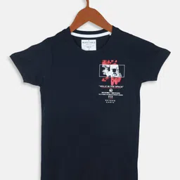 Monte Carlo Boys Graphic Printed Pure Cotton T-shirt-image-40