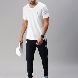 ONN Men White V-Neck T-shirt-image-7