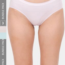 Amour Secret Women Pack Of 3 Anti-Bacterial Hipster Briefs-image-86