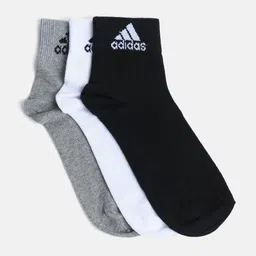 ADIDAS Men Pack Of 3 Ankle-Length Socks-46