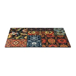 Reinvention Factory Set of 6 Black & Multicoloured Printed Table Placemats image 5