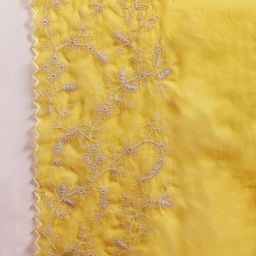 AHIKA Floral Yoke Design Thread Work Anarkali Kurta With Trousers & Dupatta image 4