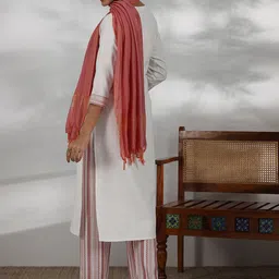 Libas Printed Panelled Kurta With Trousers & Dupatta image 5