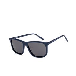 John Jacobs Unisex Rectangle Sunglasses with Polarised and UV Protected Lens 220527-Black-image-80