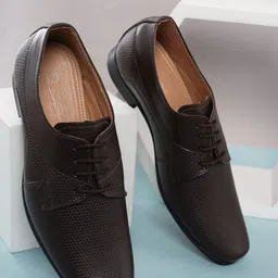 Carlton London Men Textured Leather Derbys-image-94