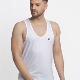 Friskers Men Turquoise Blue Solid Drop Cut Pure Cotton Gym Vest CN-20-S-image-44