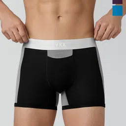 XYXX Men Pack Of 3 Anti-Microbial Modal Light Weight Sweat Wicking Trunks-picture-54