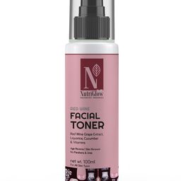 Nutriglow Advanced Organics Red Wine Facial Toner with Red Wine Grape Extract - 100 ml-35