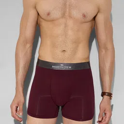 MODERN CREW Pack of 2 Premium Micro Modal Trunks MC2-T-002-CL-WT-BL image 3
