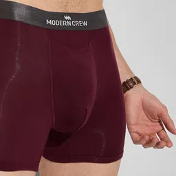 MODERN CREW Pack of 2 Premium Micro Modal Trunks MC2-T-002-CL-WT-BL image 2