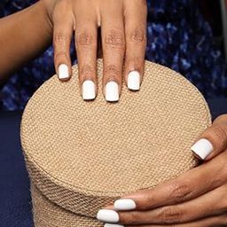 LICK Pack Of 2 Press On Nails Extension With Quick Dry Nail Glue - White-39