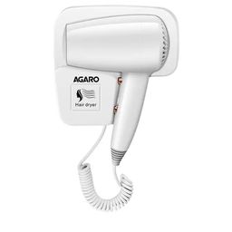 Agaro HD1417 Wall Mounted 1400W Compact Fast Drying Hair Dryer - White-35