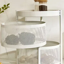 Home Centre Off White 2-Tier Multi-Utility Organiser-49