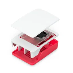 Raspberry Pi 5 Official Red & White Case-4