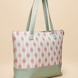Anouk Floral Printed Structured Canvas Shoulder Bag image 2