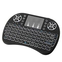 Tobo Wireless Mini Keyboard Multi-Media Portable Handheld Keyboard with Touch pad Mouse-(TD-621KM-03) image 2