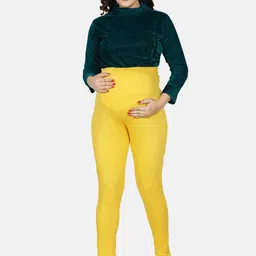 Baby Moo Women Maternity Churidar-Length Cotton Leggings-picture-51