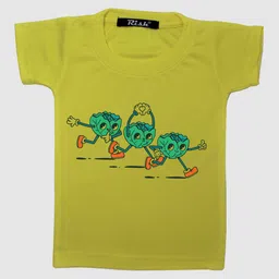 RISH Kids Yellow Lettuce Printed T-shirt-image-20