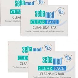 Sebamed Clear Face Soap Bar Pack 100 x 4 (4 x 100 g) image 1